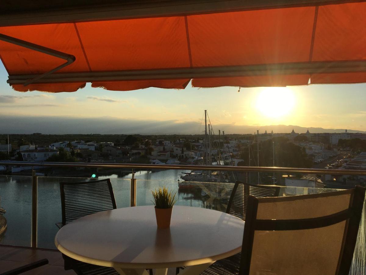 Vue Panoramique Sur La Mediterrannee, Appartement Sur Canal & Proche Plage Roses Exterior foto