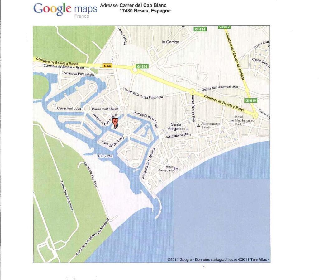 Vue Panoramique Sur La Mediterrannee, Appartement Sur Canal & Proche Plage Roses Exterior foto